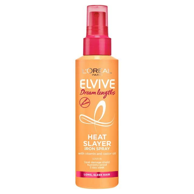 L'Oreal Elvive Dream Lengths Heat Slayer Spray for Long & Sleek Hair 150ml - gallery image 1