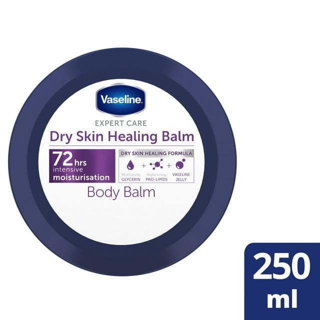 Vaseline Expert Care Dry Skin Healing Balm Body Cream Repairs & Moisturises Very Dry Skin 250ml - gallery image 1