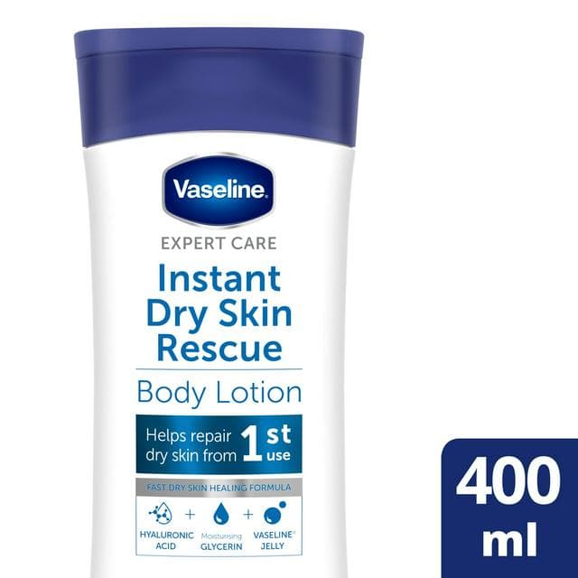 Vaseline Expert Care Instant Dry Skin Rescue Body Lotion Heals & Hydrates Very Dry Skin 400ml - gallery image 1