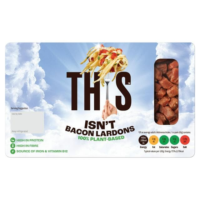 This Isn't Bacon Plant Based Lardons 120g - gallery image 1