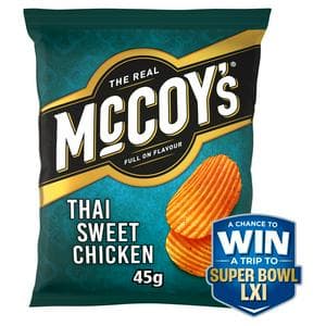 McCoy's Thai Sweet Chicken Grab Bag Crisps 45g