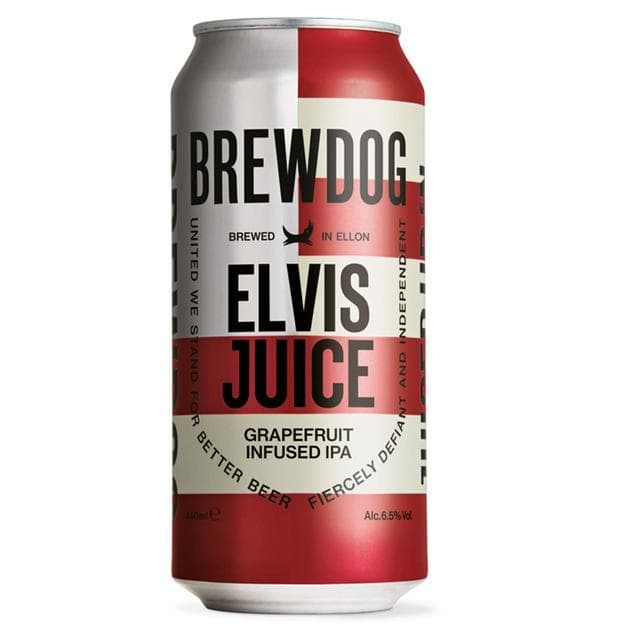 BrewDog Elvis Juice Grapefruit Infused IPA 440ml - gallery image 1