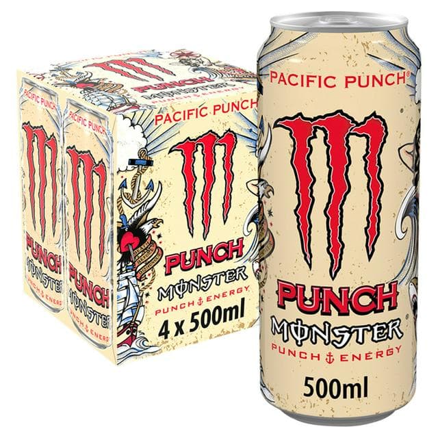 Monster Energy Drink Pacific Punch 4x500ml - gallery image 1
