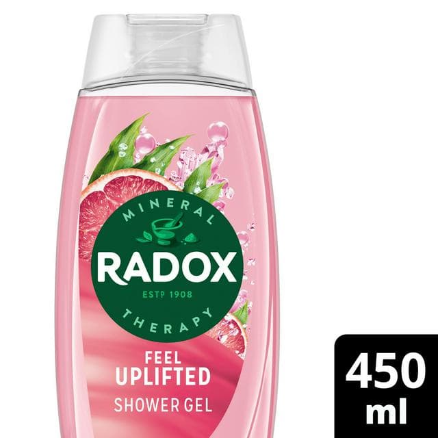 Radox Mineral Therapy Feel Uplifted Shower Gel Grapefruit & Ginger Body Wash 450ml - gallery image 1