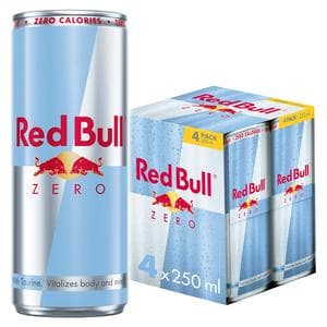 Red Bull Energy Drink Zero 4x250ml