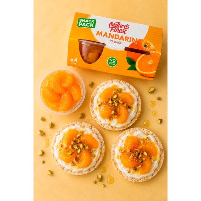 Nature's Finest Mandarin in Juice 4x113g - gallery image 2