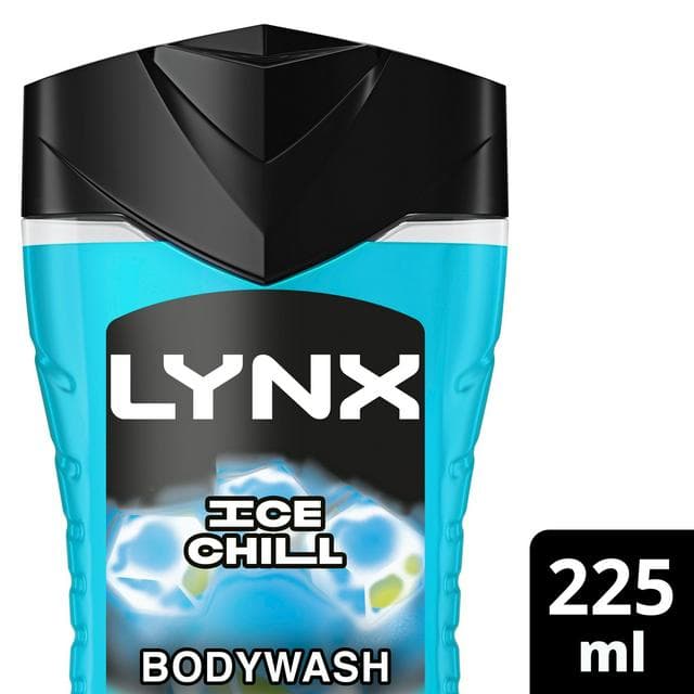 Lynx Ice Chill Shower Gel Body Wash for Men 225ml - gallery image 1