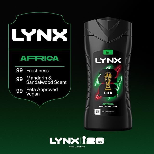 Lynx Africa Shower Gel Body Wash for Men 225ml - gallery image 4