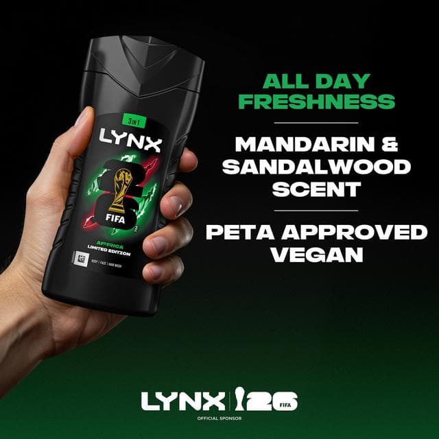 Lynx Africa Shower Gel Body Wash for Men 225ml - gallery image 6