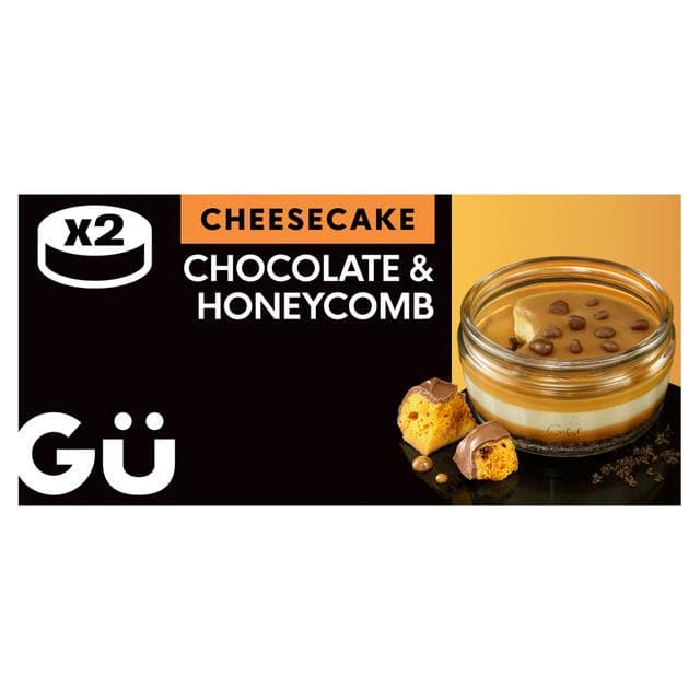 Gü Honeycomb Zillionaire Cheesecake Dessert 2 x 86.5g - gallery image 1