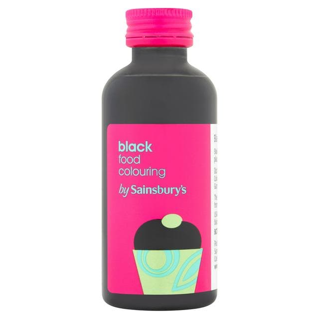 Sainsbury's Black Food Colouring 60ml - gallery image 1