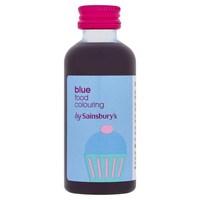 Sainsbury's Blue Food Colouring 60ml - gallery image 1