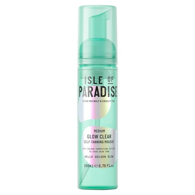 Isle of Paradise 200ml Medium Glow Clear Self Tanning Mousse - gallery image 1
