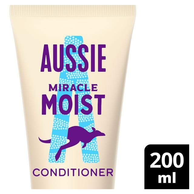 Aussie Miracle Moist Hair Conditioner, Moisturising Hair Conditioner 200ml - gallery image 1