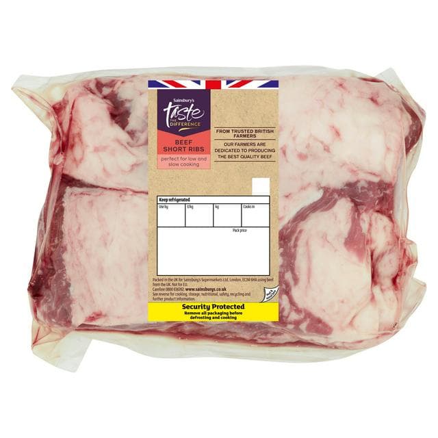 Sainsbury's British Beef Short Ribs, Taste the Difference (Approx.1.5kg) - gallery image 1