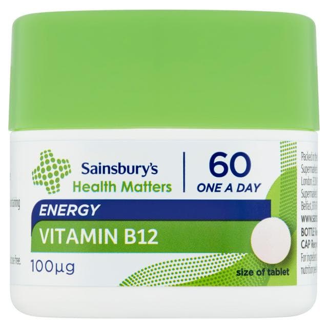 Sainsbury's Vitamin B12 100ugx60 - gallery image 1