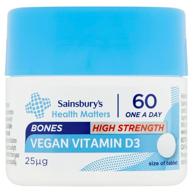 Sainsbury's Vegan Vitamin D3 25ug - gallery image 1