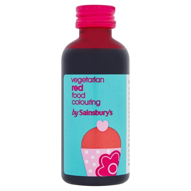 Sainsbury's Red Food Colouring 60 Ml - gallery image 1