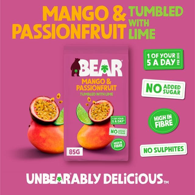 BEAR Fruit Dried Mango & Passionfruit 85g - gallery image 3