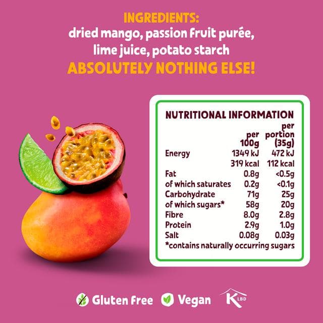 BEAR Fruit Dried Mango & Passionfruit 85g - gallery image 4