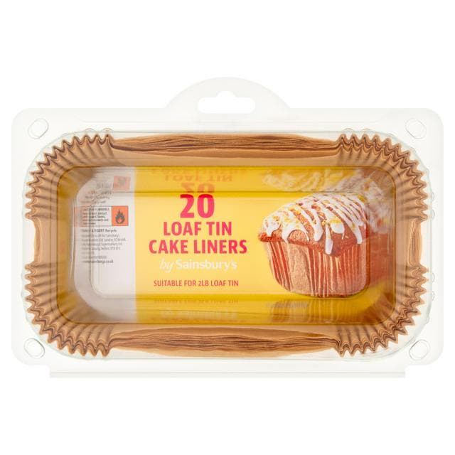 Sainsbury's Loaf Tin Cake Liners x20 - gallery image 1