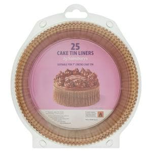 Sainsbury's Cake Tin Liners x25 120g