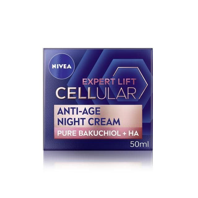 Nivea Cellular Expert Lift Bakuchiol Anti Age Night Cream Moisturiser 50ml - gallery image 1