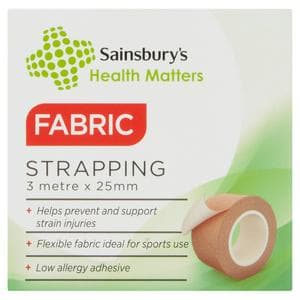 Sainsbury's Health Matters Fabric Strapping 2.5cmx3m