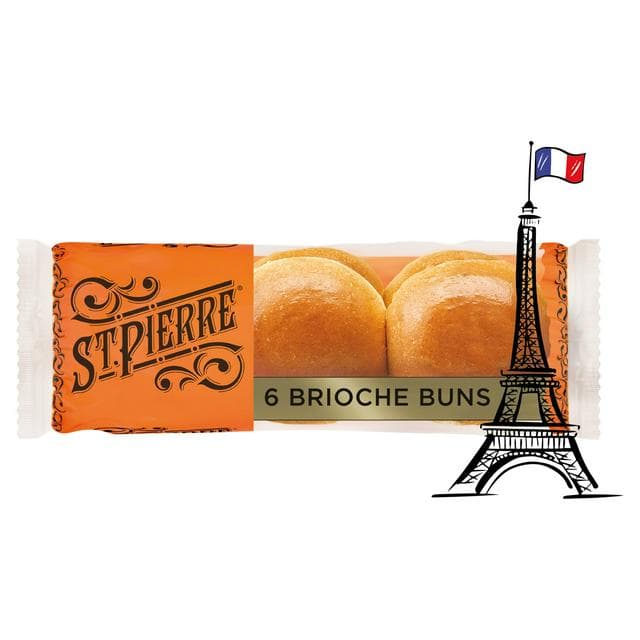 St. Pierre Brioche Buns Rolls x6 - gallery image 1