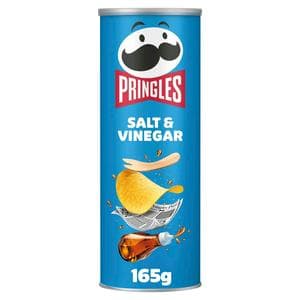 Pringles 165g Salt & Vinegar Sharing Crisps