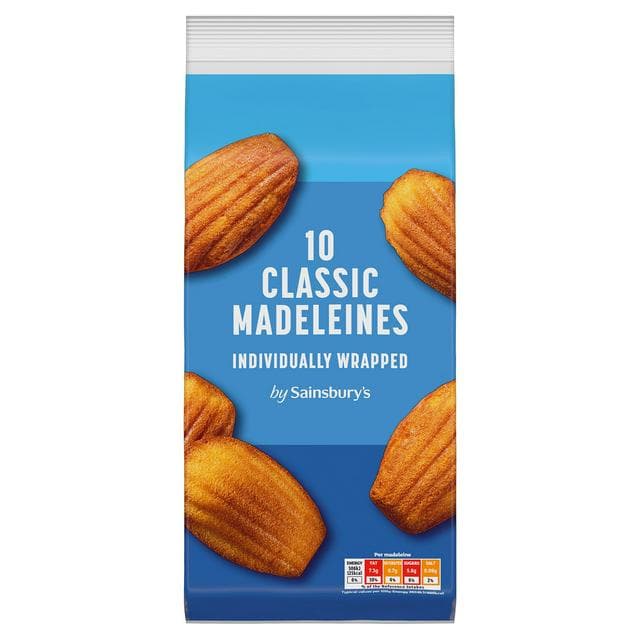 Sainsbury's Madeleines Cakes 250g - gallery image 1