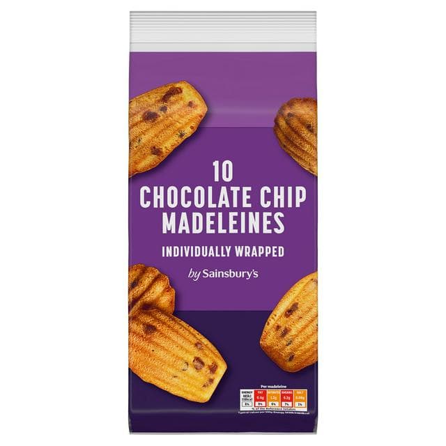 Sainsbury's Chocolate Madeleines Cakes 250g - gallery image 1