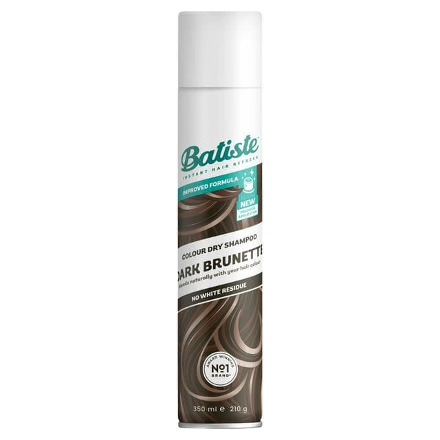 Batiste Dark Hair Colour Dry Shampoo 350ml - gallery image 1