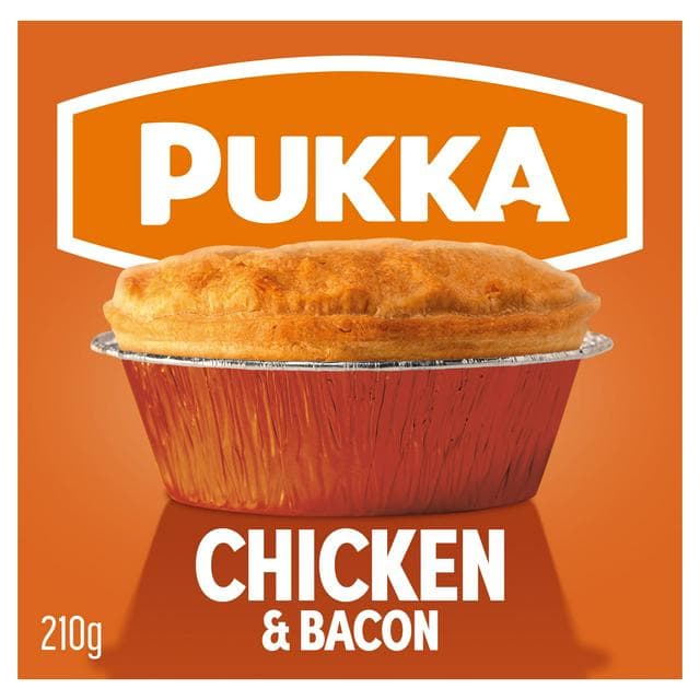 Pukka 210g Chicken & Bacon Pie - gallery image 1