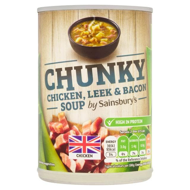 Sainsbury's Chunky Chicken, Leek & Bacon Soup 400g - gallery image 1
