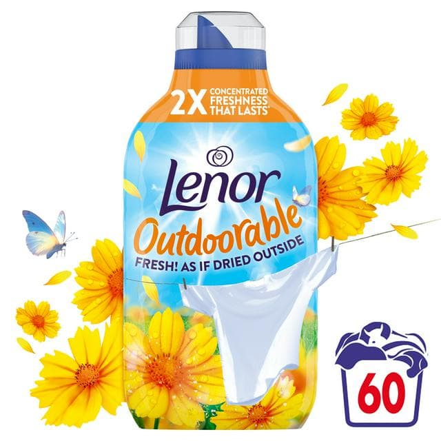 Lenor Outdoorable Summer Breeze Fabric Conditioner 60 Washes - gallery image 1