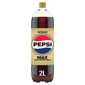 Pepsi Max No Caffeine No Sugar Cola Bottle 2L