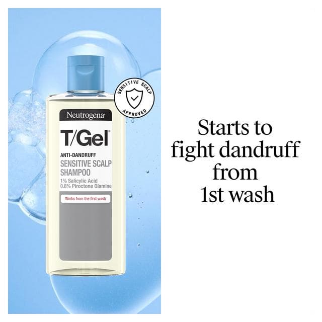Neutrogena T/Gel Anti-Dandruff Shampoo for Sensitive Scalp 150ml - gallery image 2