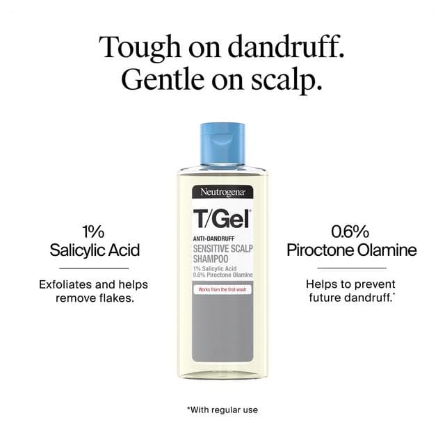Neutrogena T/Gel Anti-Dandruff Shampoo for Sensitive Scalp 150ml - gallery image 5