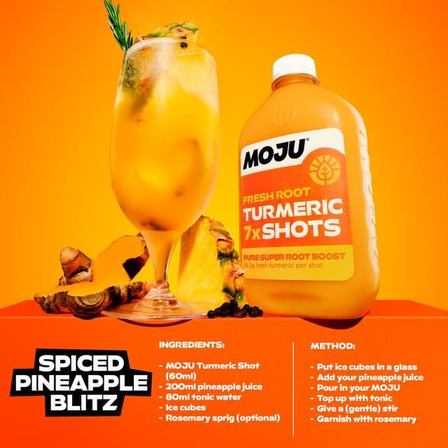 MOJU Turmeric Dosing Bottle Shots x7 420ml - gallery image 4