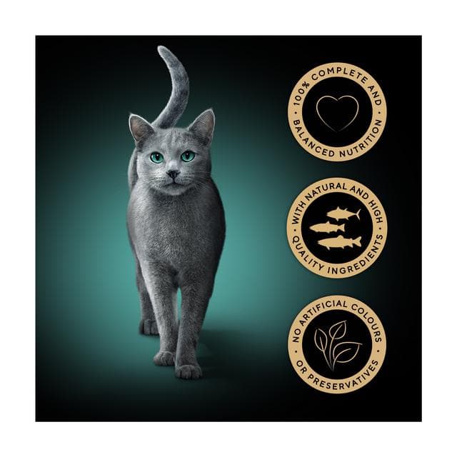 Sheba Fresh & Fine Salmon & Tuna in Gravy Wet Cat Food Pouches 6 x 50g - gallery image 6