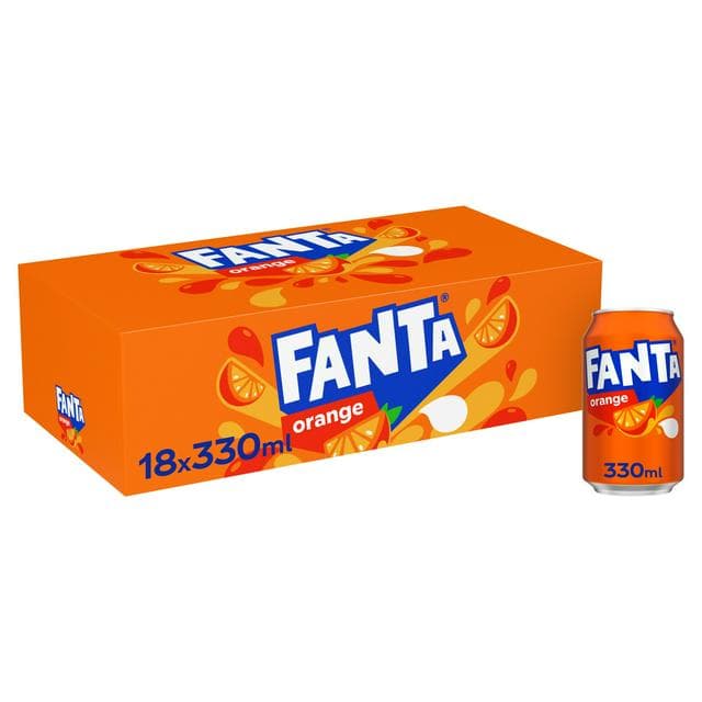 Fanta Orange 18x330ml - gallery image 1