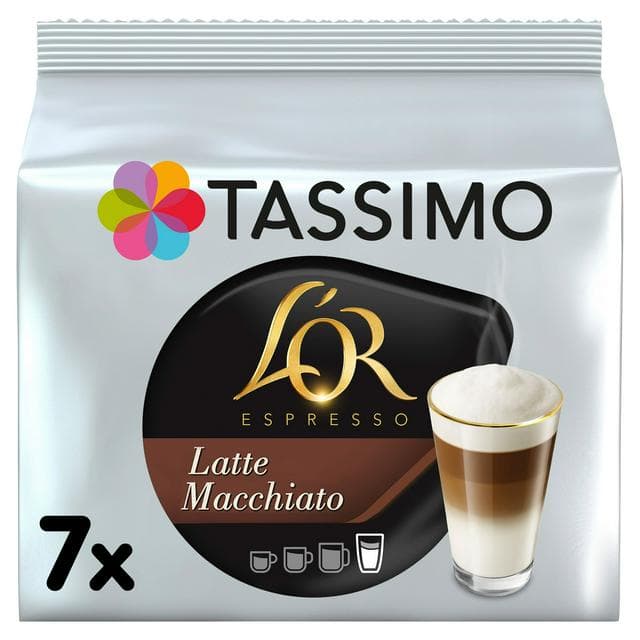 Tassimo L'OR Latte Macchiato Coffee Pods x7 - gallery image 1