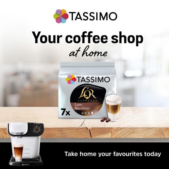 Tassimo L'OR Latte Macchiato Coffee Pods x7 - gallery image 2