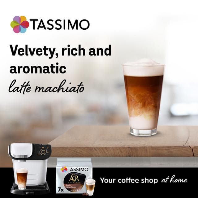 Tassimo L'OR Latte Macchiato Coffee Pods x7 - gallery image 3
