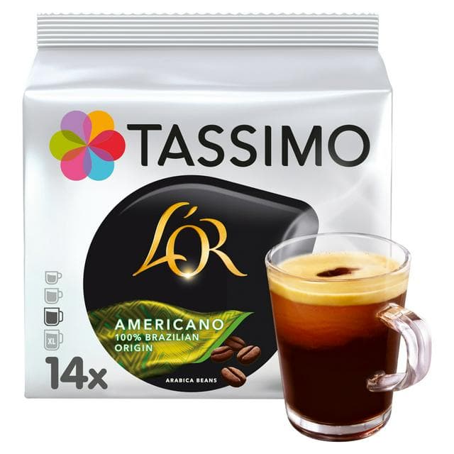 Tassimo L'OR Americano Classique Coffee Pods x14 - gallery image 1