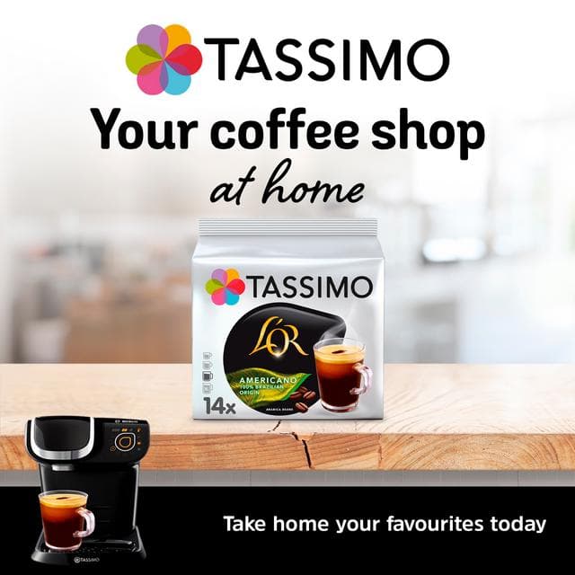Tassimo L'OR Americano Classique Coffee Pods x14 - gallery image 5