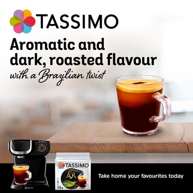 Tassimo L'OR Americano Classique Coffee Pods x14 - gallery image 6