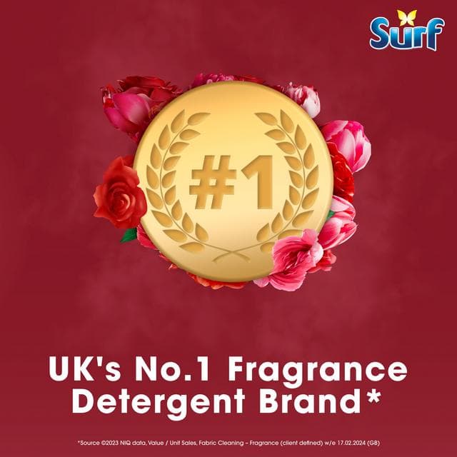 Surf 24 Washes Peony & Rose Liquid Laundry Washing Detergent - gallery image 4