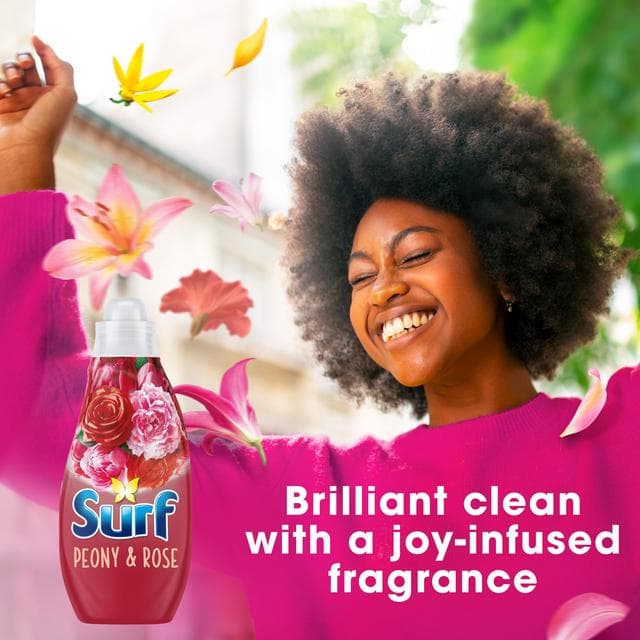 Surf 24 Washes Peony & Rose Liquid Laundry Washing Detergent - gallery image 6